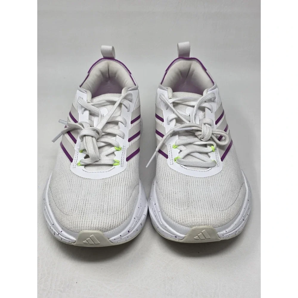 Adidas Jogit W Womens Running Shoes White Purple JR0874 Size 8 Pre-owned